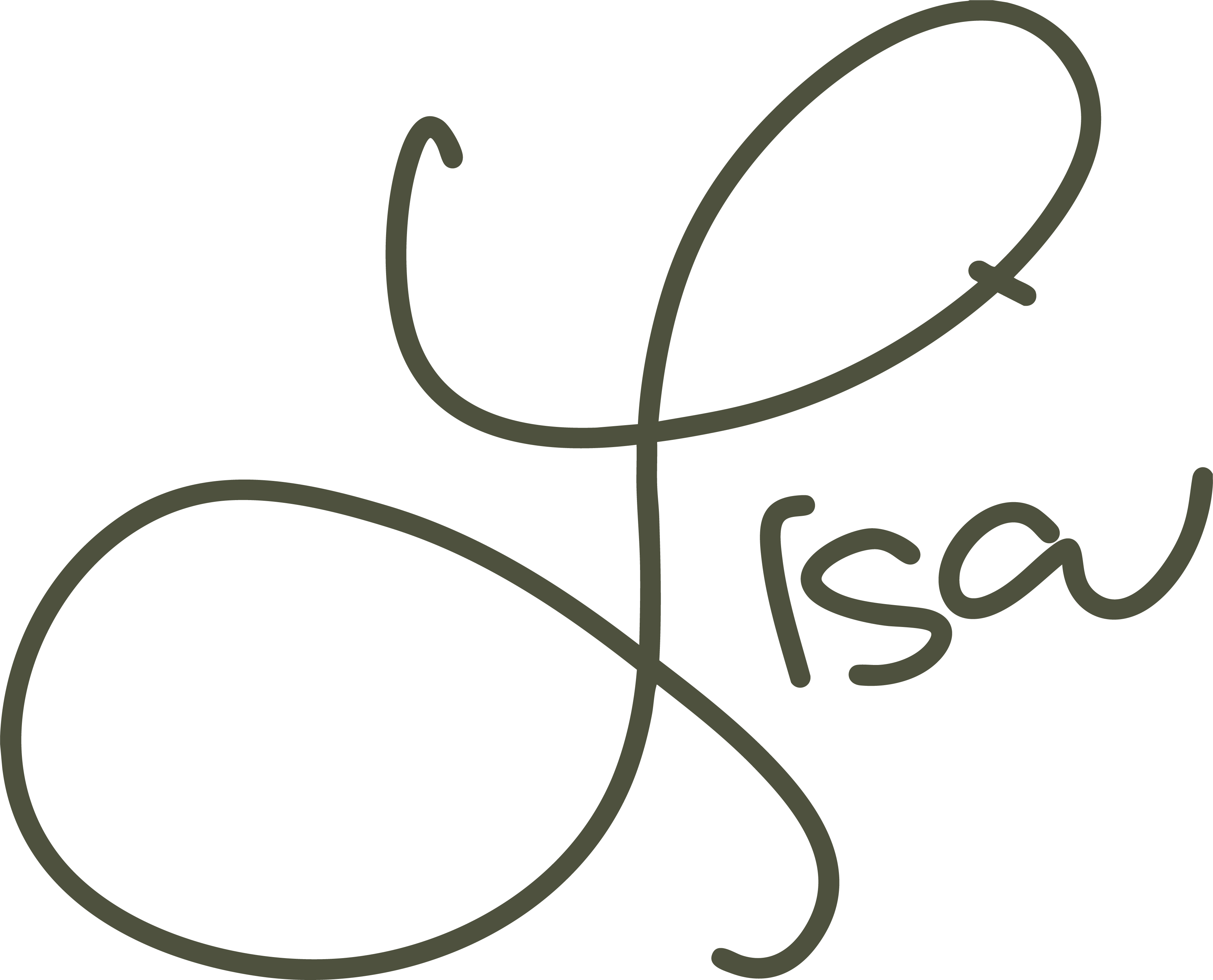 Lisa signature in green