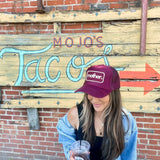 Burgundy Mother Patch Trucker Hat