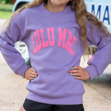 LULU MAC Puff Sweatshirt | Purple + Pink
