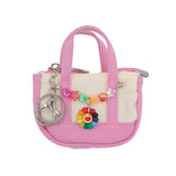 Mini Tote Bag Charm | Pink