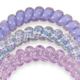 Small Spiral Hair Ties | Lavender Mist