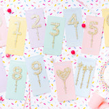 Confetti Cake Topper - Heart