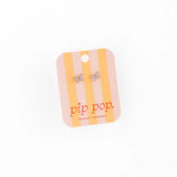 Enamel Butterfly Stud