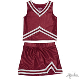 Maroon Shimmer Cheer Uniform