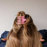 Kaxi Lay Down Claw Clip | Shiny Rose
