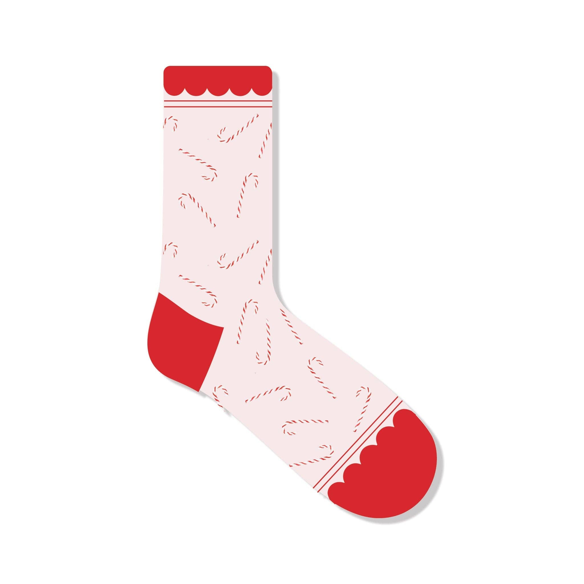 Candy Cane Socks