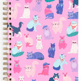 Cool Cats Spiral Notebook | Pippi Post