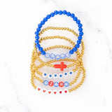 Cross Beaded Bracelet