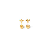 Beaded Cross Stud