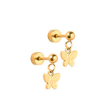 Millie Butterfly Drop Studs