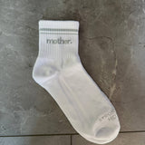 Mother. Throwback Half Crew Striped Socks