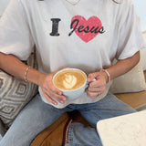 I Love Jesus Cropped Tee