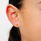Beaded Cross Stud