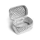 Silver Cosmetic Travel Case