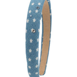 Denim Star Headband