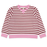 Scout Stripe Waffle Pullover