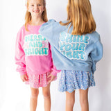 XOXO by Magpies Merry & Bright Sweatshirt | Berry Pink