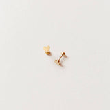 Gold Heart Stud