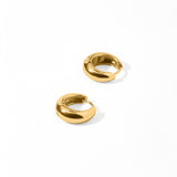 Sunday Hoop Earrings | Gold 10mm