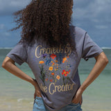 Created by the Creator Tee | Plum