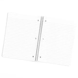 Wavy Icons Spiral Notebook