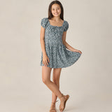 Alex Navy Floral Dress