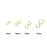 Scarlett Huggies | Gold 10mm