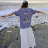 Created by the Creator Tee | Plum