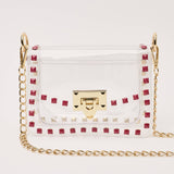 The Jackie Maroon Stadium Bag