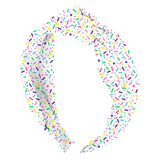 Top Knot Headband in Shimmer Sprinkles