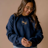 Keep Showing Up Pullover | Navy