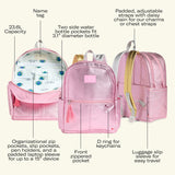 STATE Kane Large Backpack | Pink + Red Colorblock