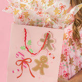 Gingerbread Bows Gift Bag | Small