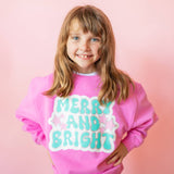 XOXO by Magpies Merry & Bright Sweatshirt | Berry Pink