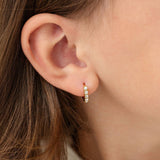 Dainty Gem Hoop