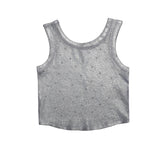 Silver Metallic Tank | MIA NY