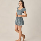 Alex Navy Floral Dress