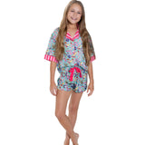 90s Girl Silky Loungewear Set