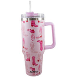 Cowgirl Boots Tumbler Cup
