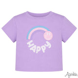 Happy Boxy Tee | Lavender