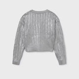 Knit Sweater | Silver