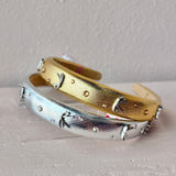 Metallic Bow Headband—Silver