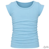 Ruched Top | Light Blue