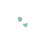 Enamel Heart Stud