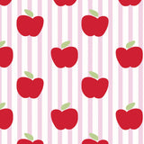 Emery Short Set | Schoolhouse Apples Pink