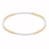 eNewton Hope Blissful Bracelet | Silky White