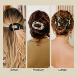 Medium Flat Hair Clip | Tortoise