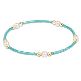 eNewton Hope Purpose Pearl Bracelet | Sea Glass