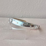Metallic Bow Headband—Silver