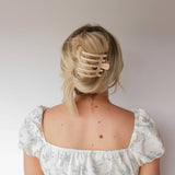 Kaxi Lay Down Claw Clip | Shiny Rose